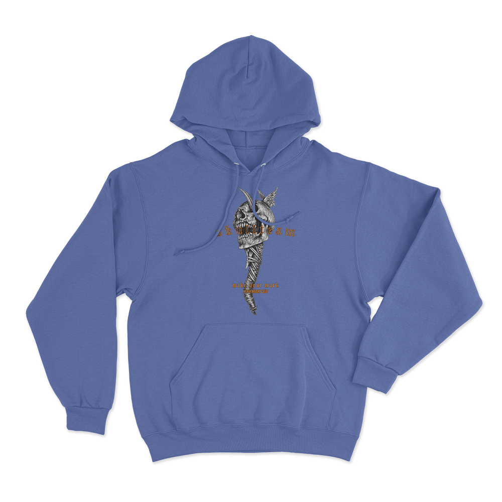 Kai Wachi Skull Team Unisex Hoodie Blue Kai Wachi Skull Team Unisex Hoodie Blue