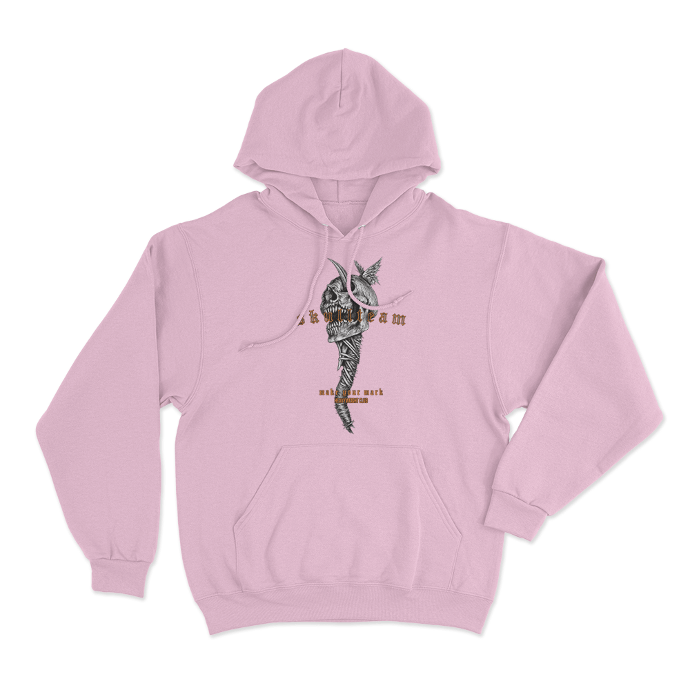 Kai Wachi Skull Team Unisex Hoodie Pink Kai Wachi Skull Team Unisex Hoodie Pink