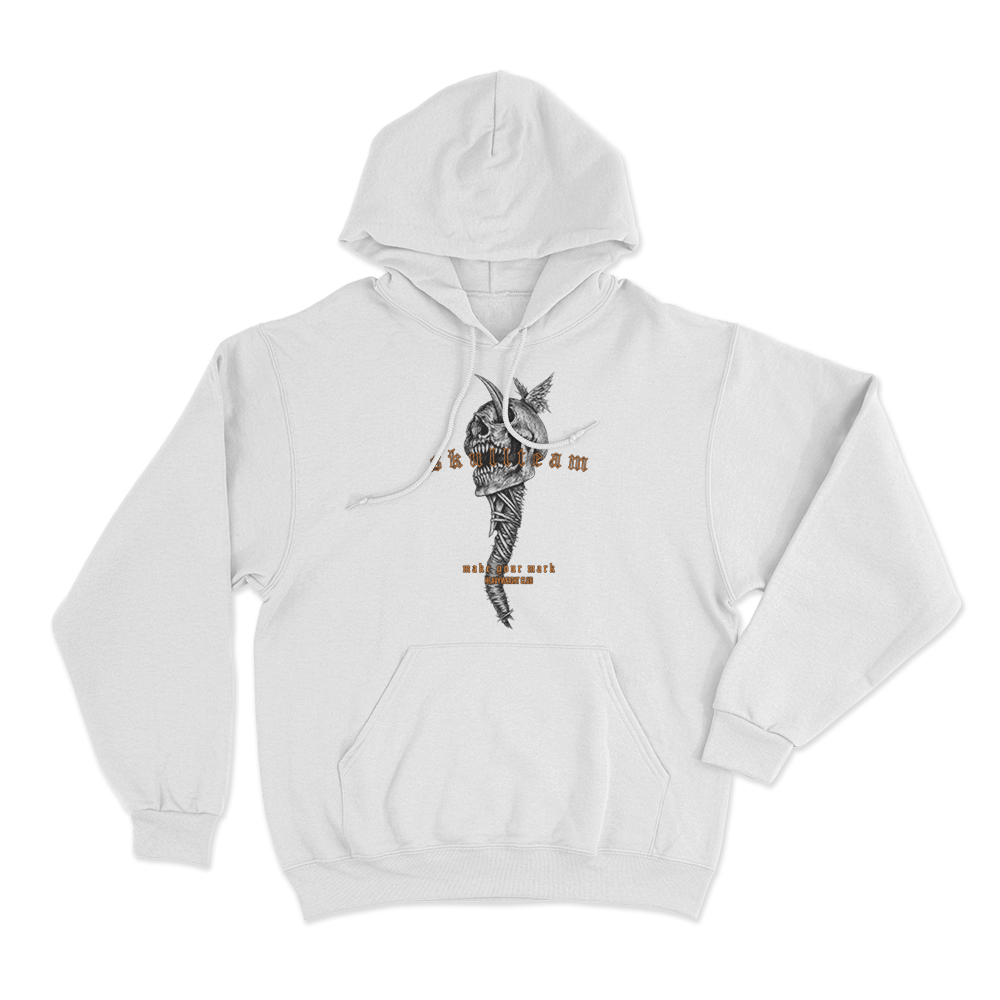 Kai Wachi Skull Team Unisex Hoodie White Kai Wachi Skull Team Unisex Hoodie White