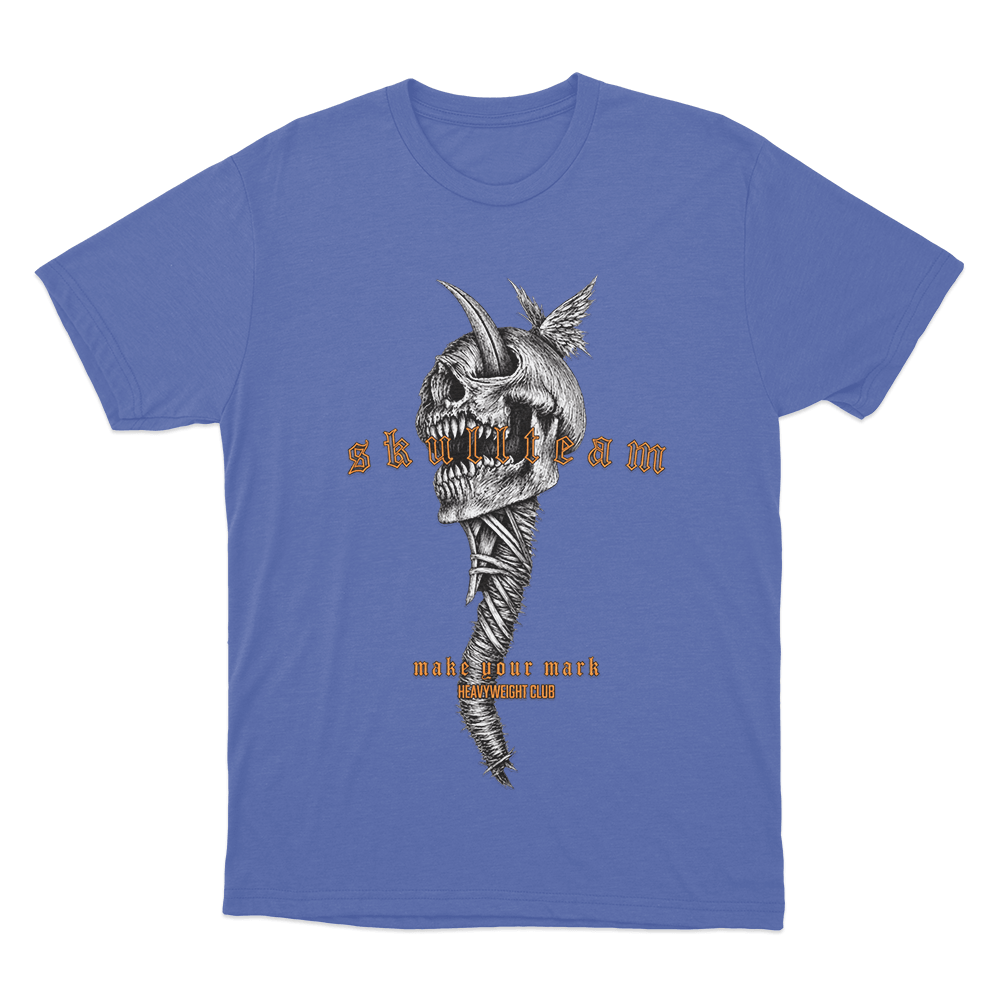 Kai Wachi Skull Team Unisex T Shirt Blue Kai Wachi Skull Team Unisex T Shirt Blue