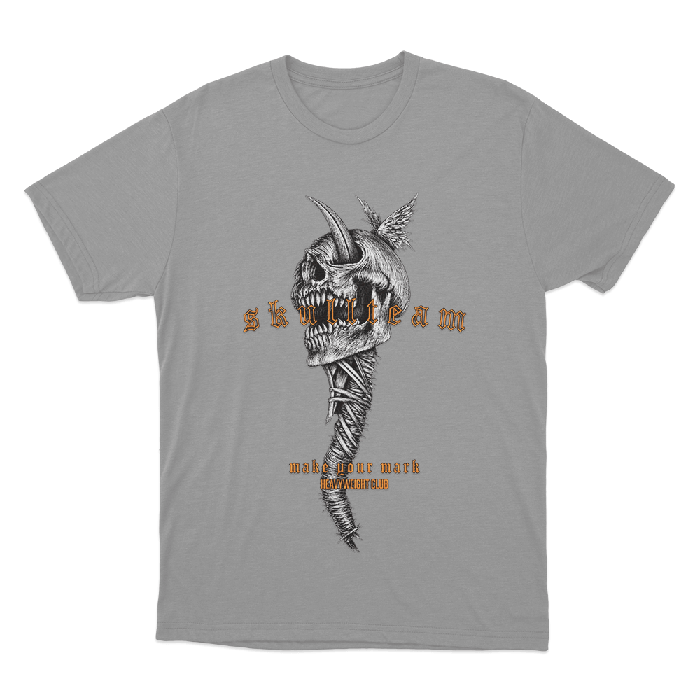 Kai Wachi Skull Team Unisex T Shirt Grey Kai Wachi Skull Team Unisex T Shirt Grey
