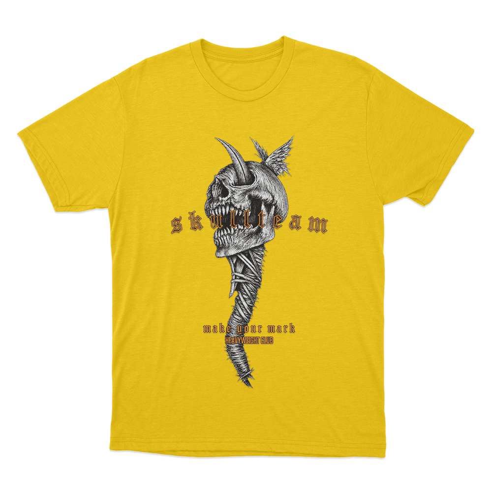 Kai Wachi Skull Team Unisex T Shirt Yellow Kai Wachi Skull Team Unisex T Shirt Yellow