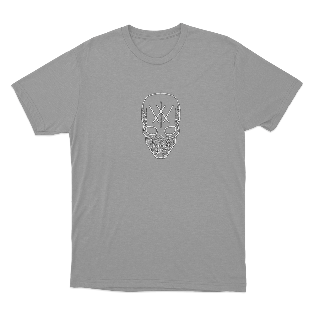 Kai Wachi Skull Unisex T Shirt Grey Kai Wachi Skull Unisex T Shirt Grey 1
