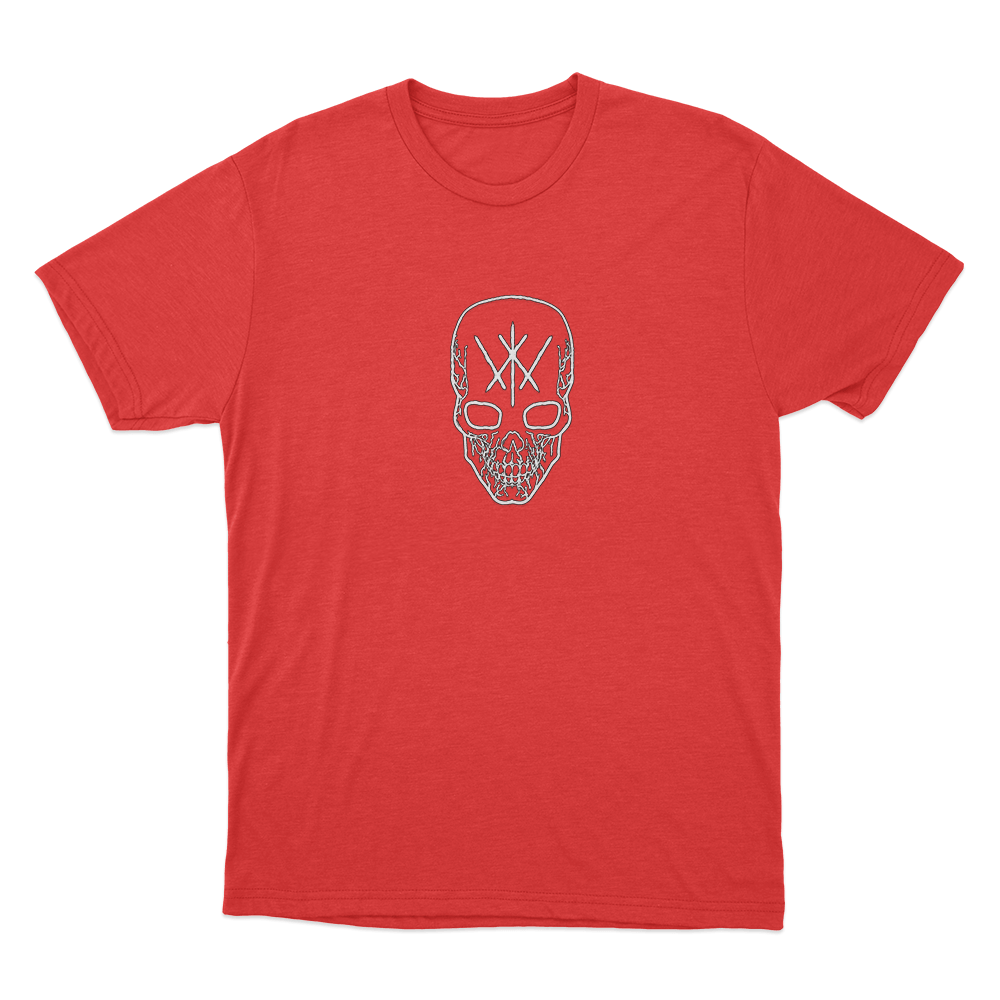 Kai Wachi Skull Unisex T Shirt Red Kai Wachi Skull Unisex T Shirt Red 1
