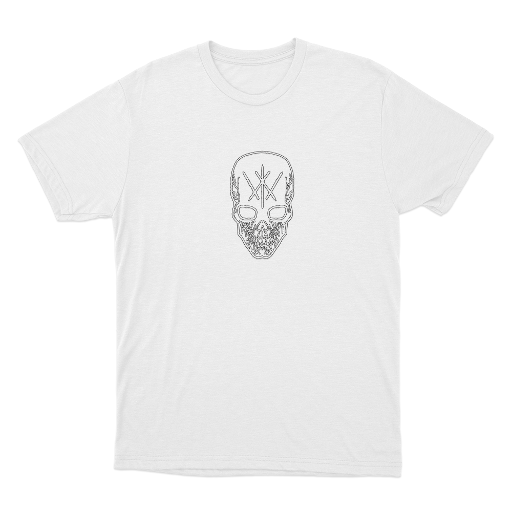 Kai Wachi Skull Unisex T Shirt White Kai Wachi Skull Unisex T Shirt White 1