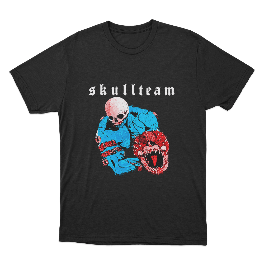 Skull Team Unisex T Shirt Black Skull Team Unisex T Shirt Black