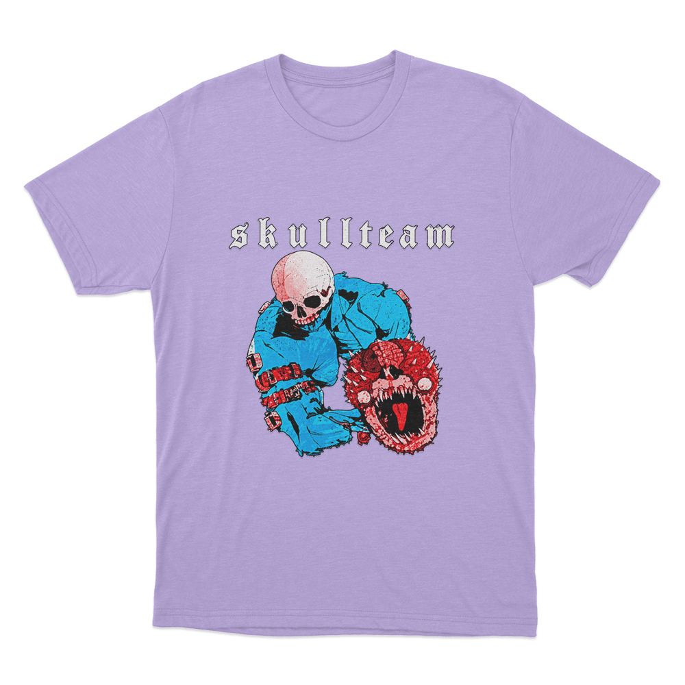 Skull Team Unisex T Shirt Purple Skull Team Unisex T Shirt Purple