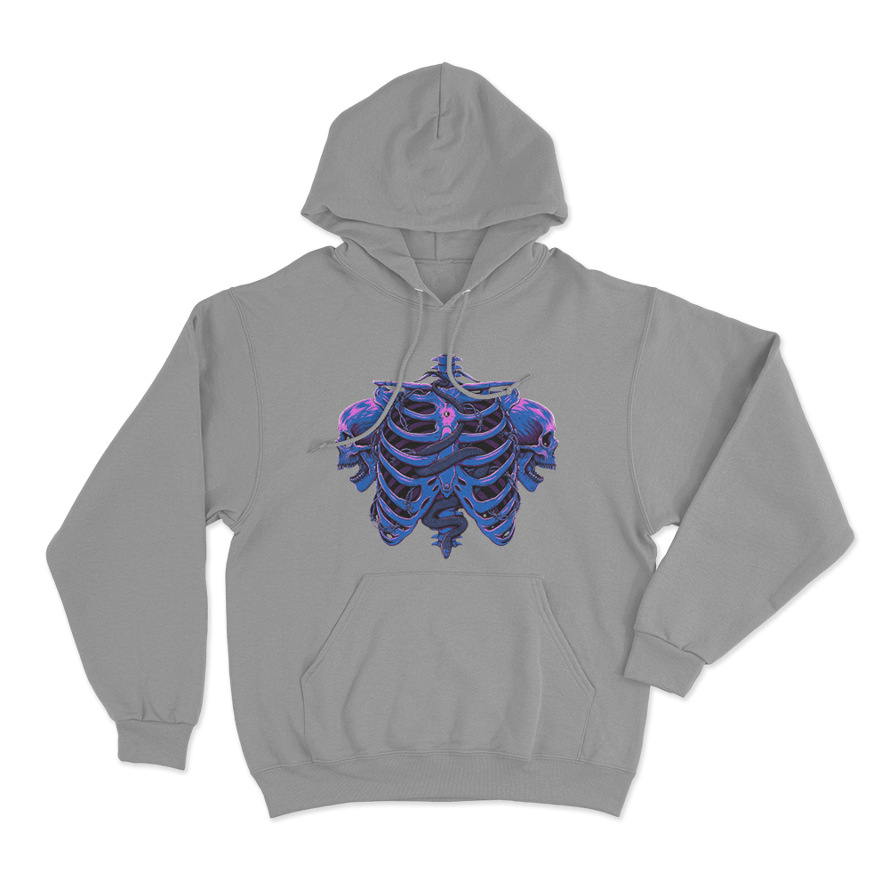 Uncaged Unisex Hoodie Grey Uncaged Unisex Hoodie Grey