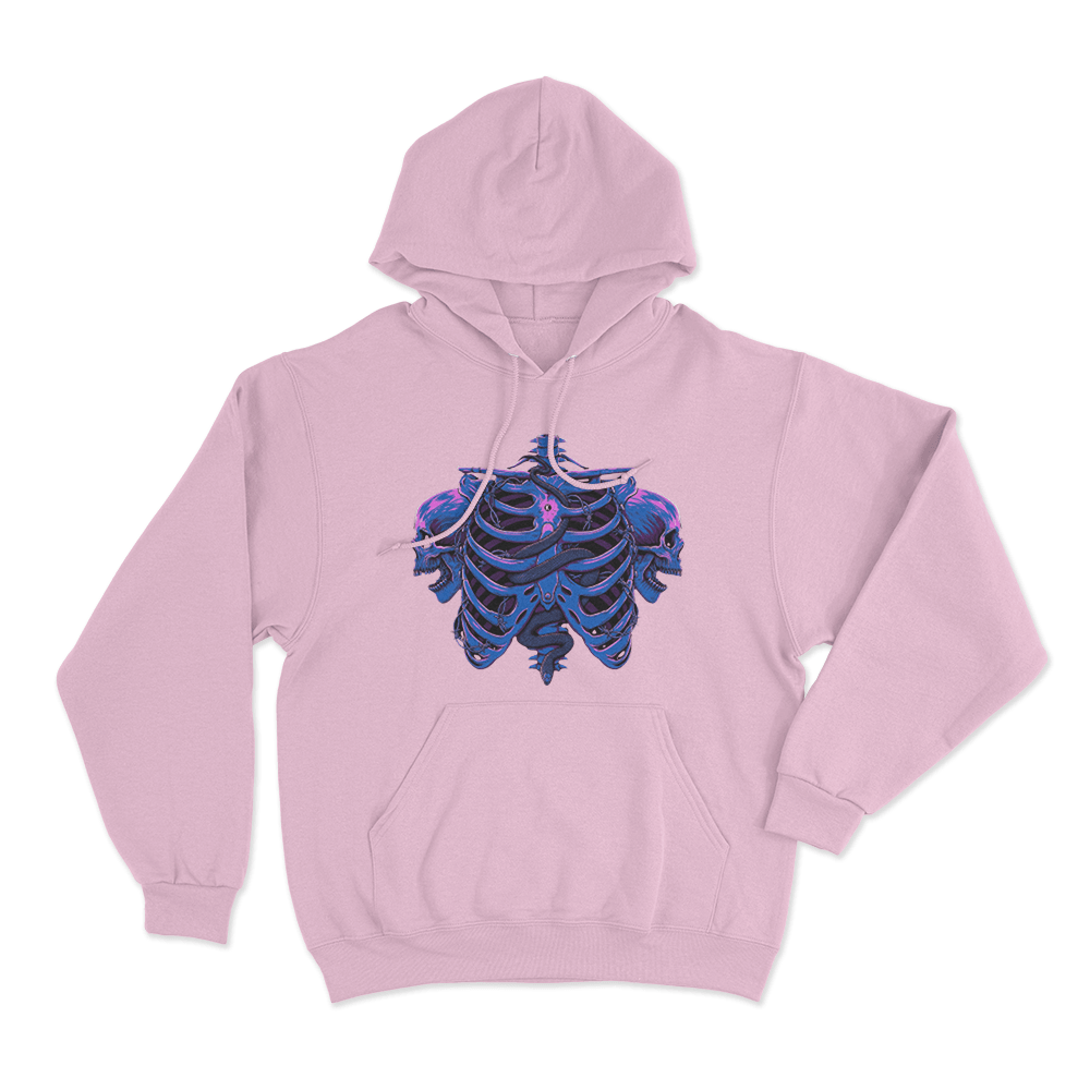 Uncaged Unisex Hoodie Pink Uncaged Unisex Hoodie Pink