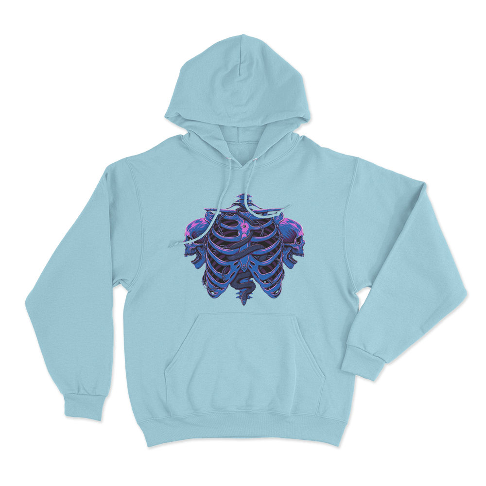 Uncaged Unisex Hoodie Sky Blue Uncaged Unisex Hoodie Sky Blue