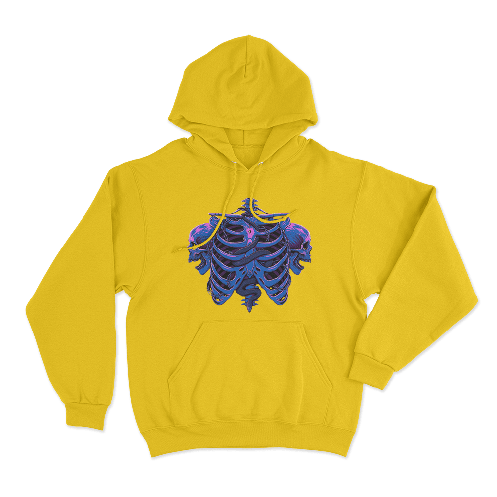 Uncaged Unisex Hoodie Yellow Uncaged Unisex Hoodie Yellow
